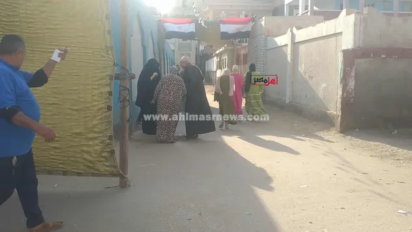 إقبال كبير من السيدات على اللجان الانتخابية بكفر الشيخ 