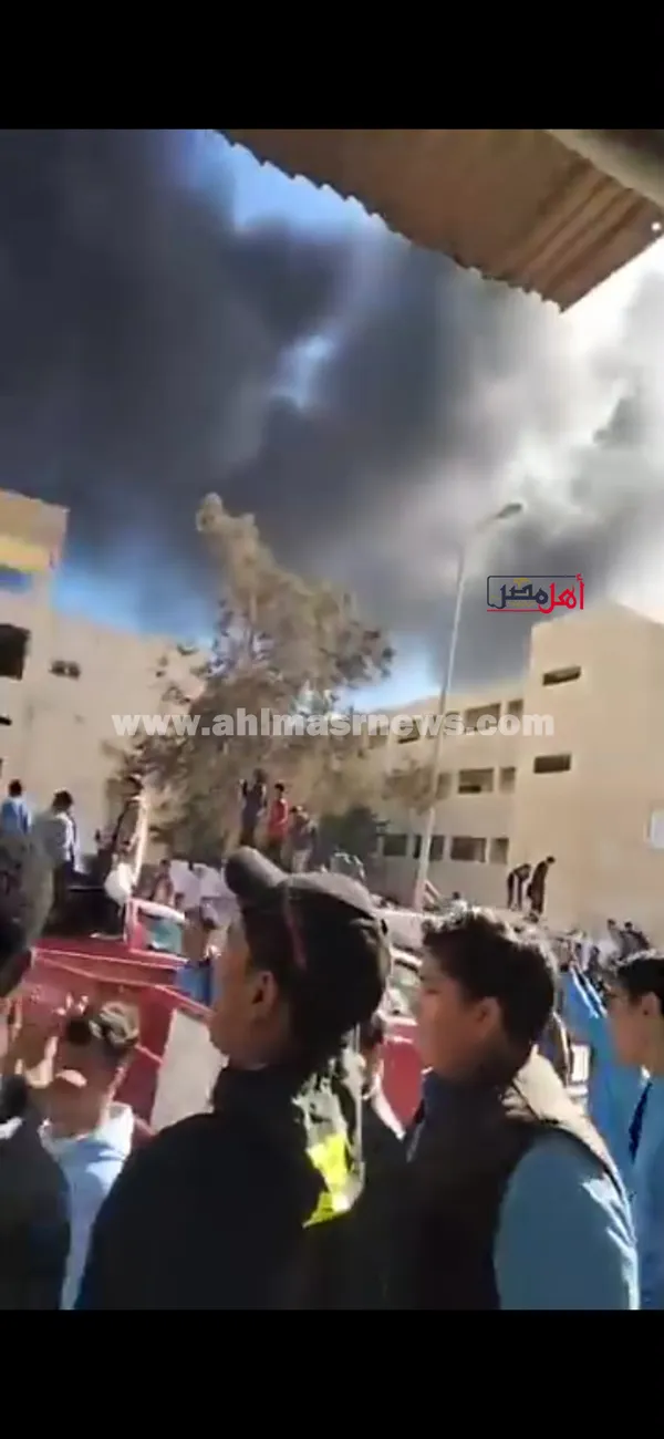 السيطرة علي حريق داخل مدرسة صناعية بمطروح 