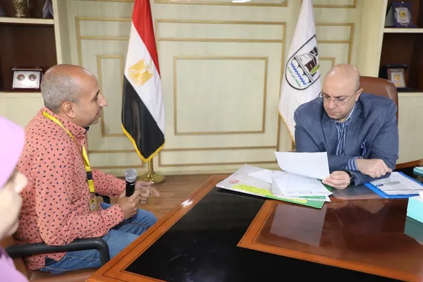 اللقاء الأسبوعى لمحافظ بنى سويف مع المواطنين 