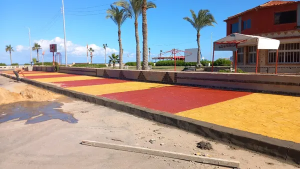 جانب من أعمال التجديد 