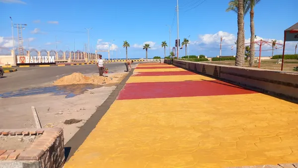 جانب من أعمال التجديد 