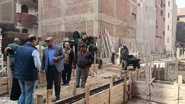 جانب من إنشاء السوق الحضري 