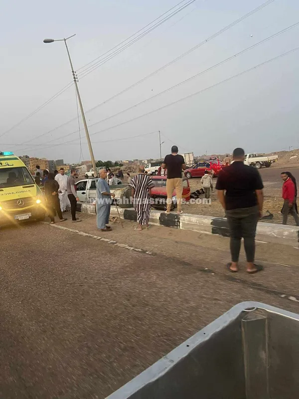 جانب من الحادث 