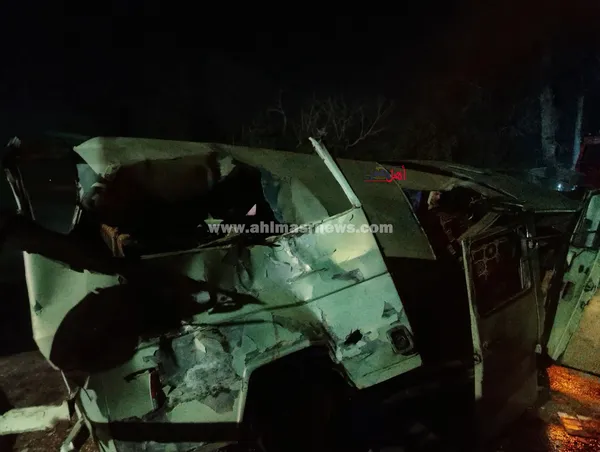 جانب من الحادث 