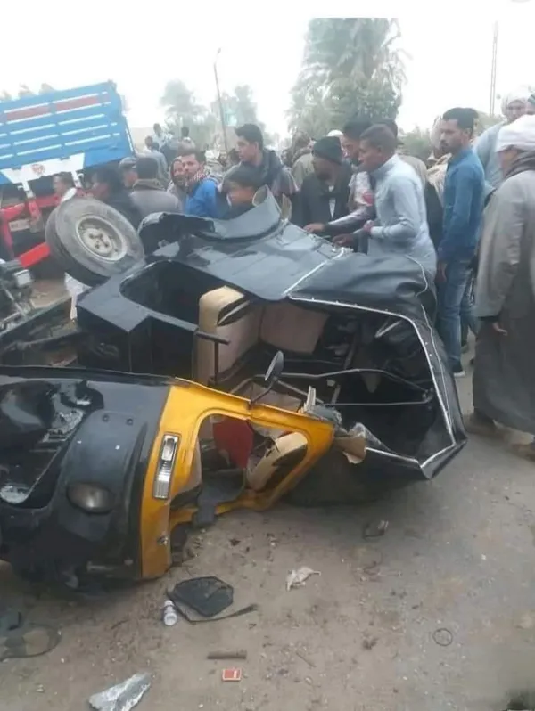 جانب من الحادث 