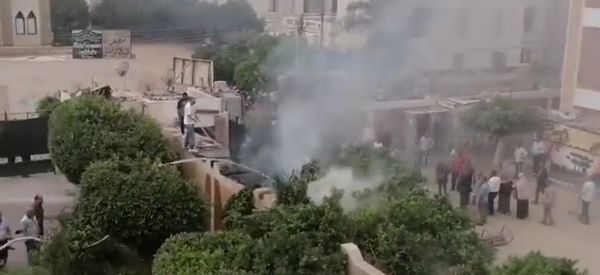 جانب من الحريق 