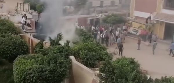 جانب من الحريق 