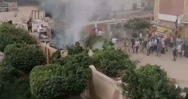 جانب من الحريق 