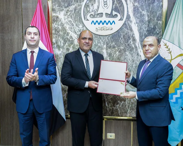 جانب من تكريم رئيس مدينة دسوق 