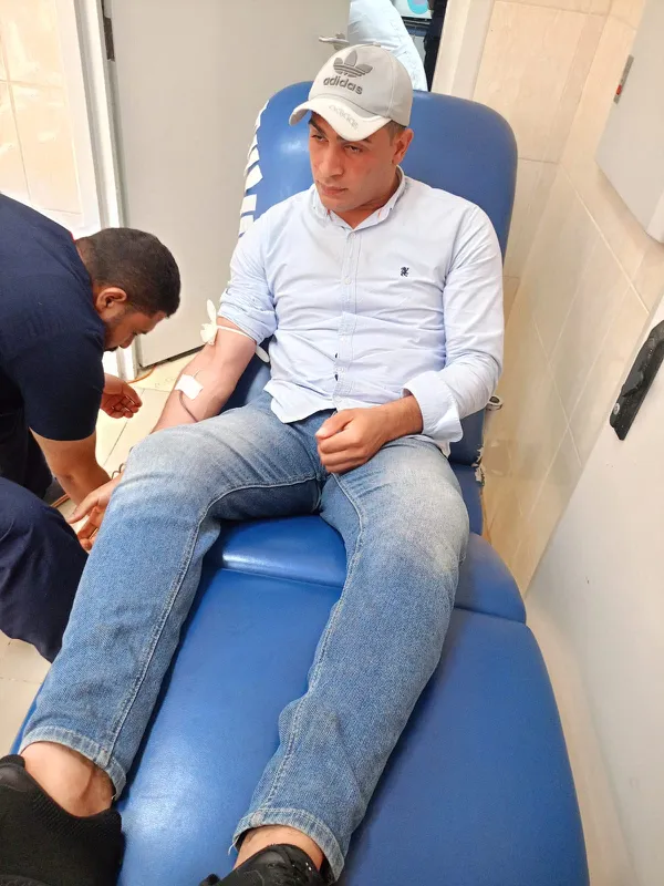 طلاب التربية العسكرية بجامعة كفر الشيخ يواصلون مسيرة العطاء بالتبرع بالدم دعمًا للمستشفى الجامعي