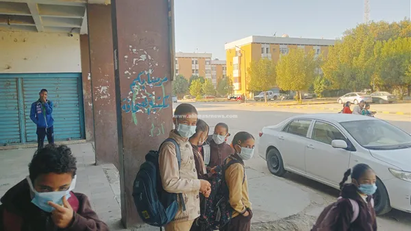 عودة الكمامات لمدارس قنا 