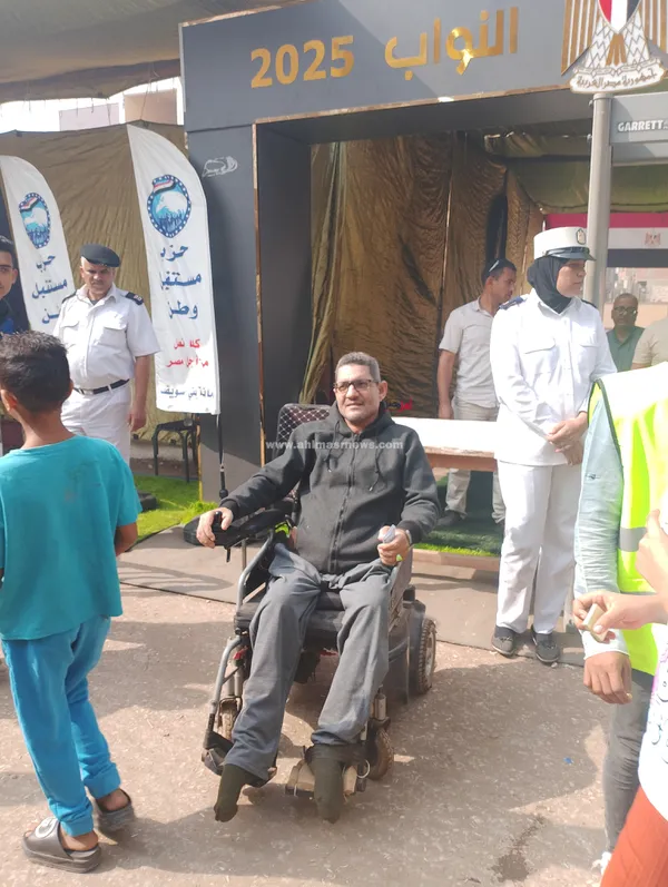 مواطن من ذوى الهمم ببنى سويف 