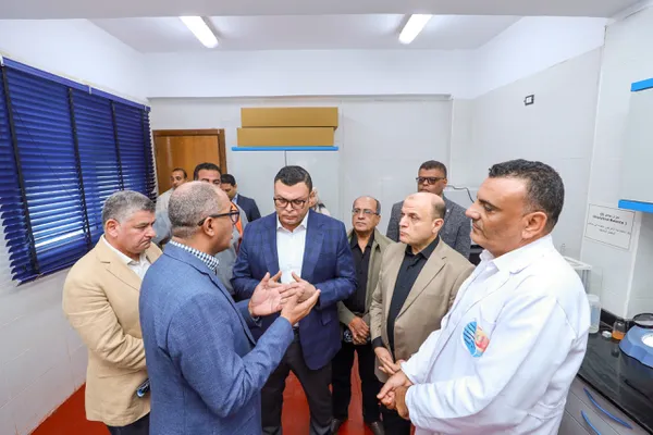 وزير الإسكان ومحافظ كفرالشيخ يفتتحان محطة مياه دقميرة 