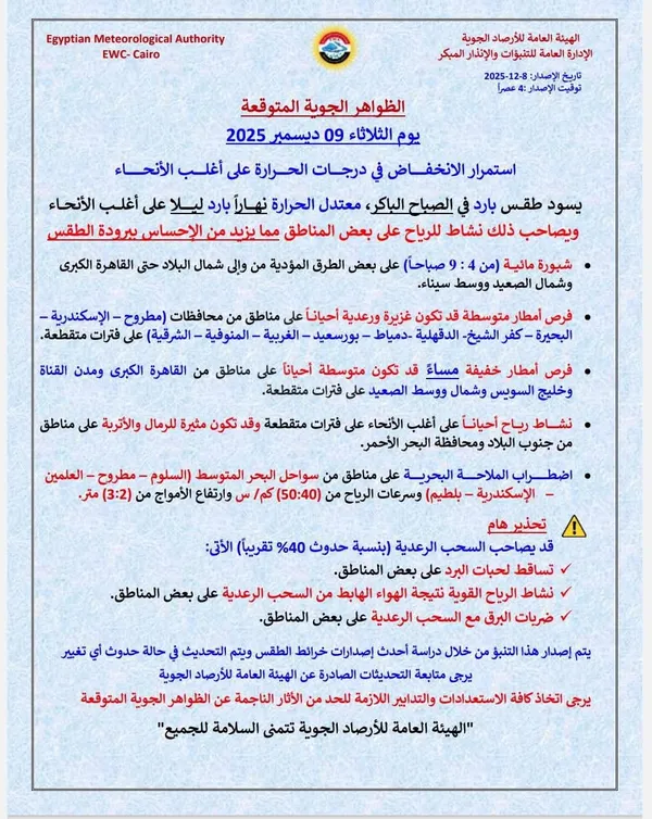 الارصاد الجوية 