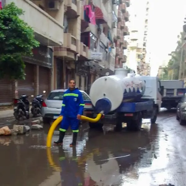 الاستعدادات لأمطار الإسكندرية