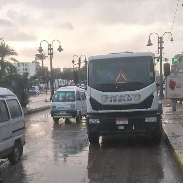 الاستعدادات لأمطار الإسكندرية