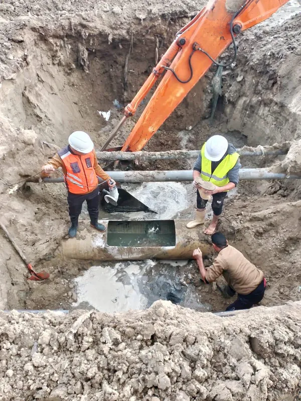 جانب من أعمال الإصلاح 