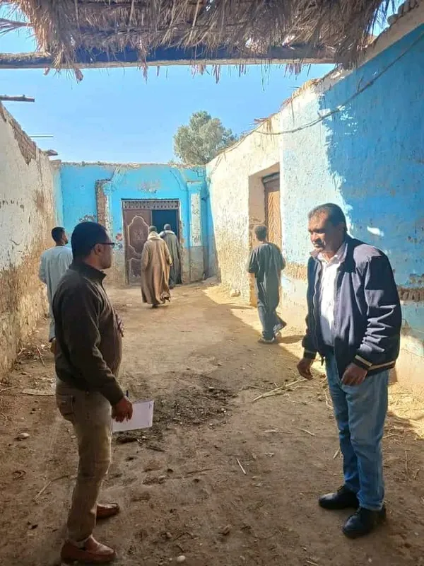 جانب من أعمال معاينة اللجنة