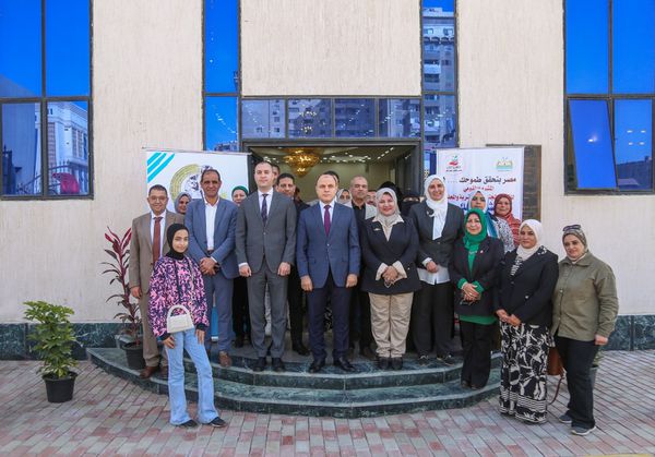 جانب من افتتاح المعرض 