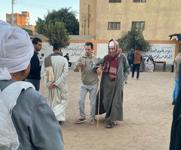 جانب من الانتخابات بالمنيا 