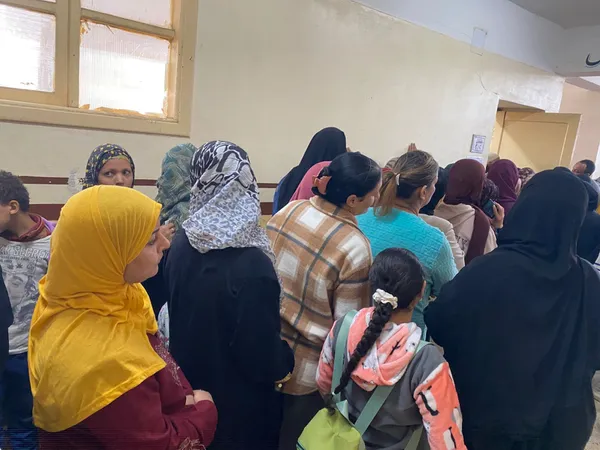 جانب من الانتخابات بالمنيا 