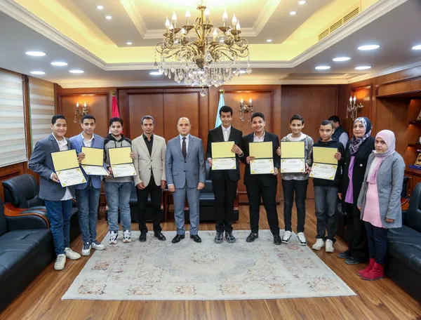 جانب من التكريم 