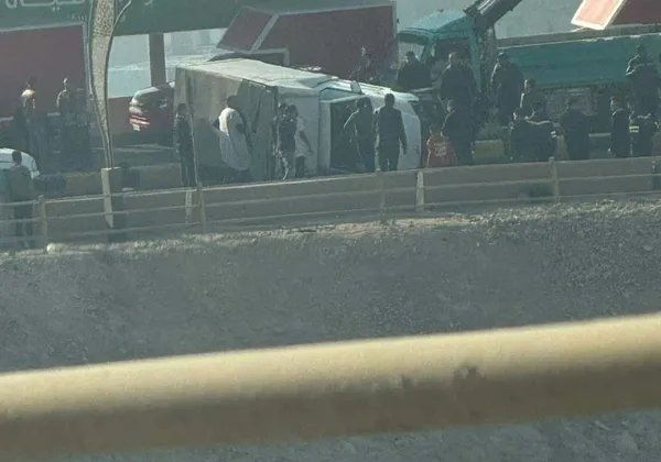 جانب من الحادث 