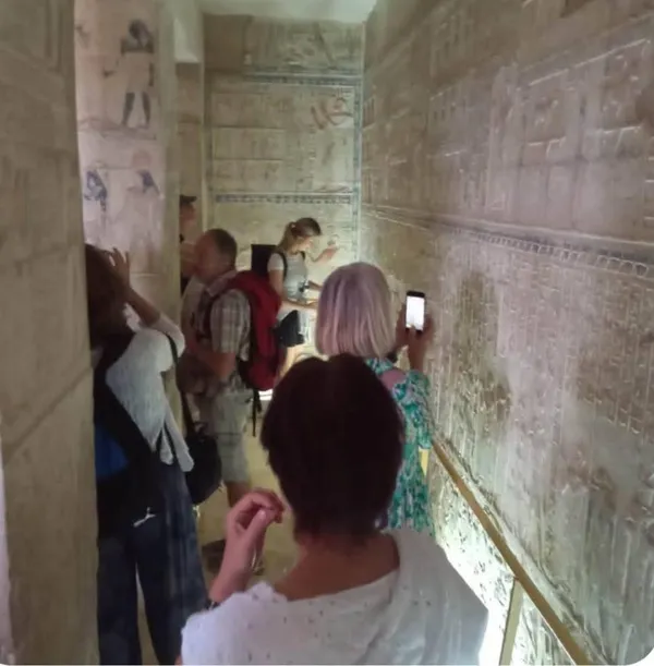 جانب من الزيارة 