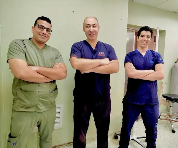 جانب من العملية الجراحية 