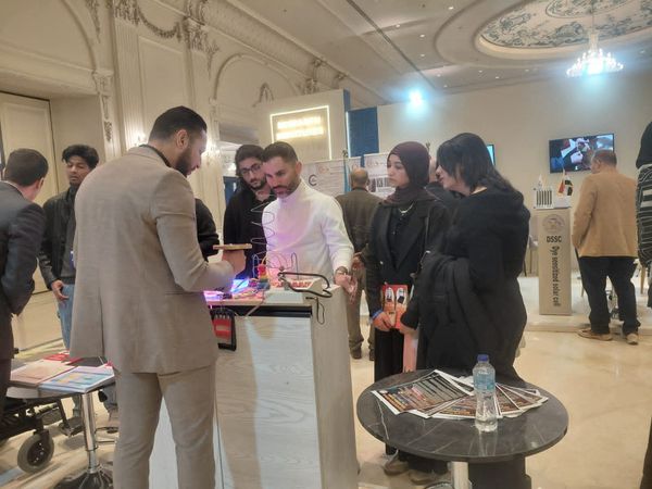 جانب من المعرض الدولي لتسويق البحوث 