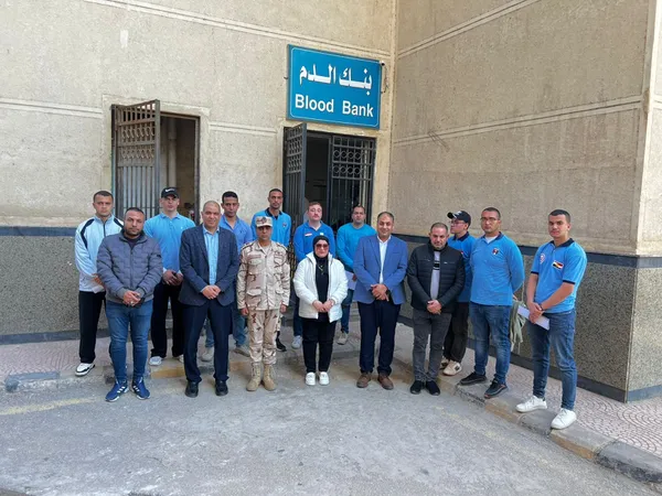 جانب من حملة التبرع بالدم 