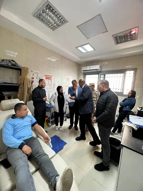 جانب من حملة التبرع بالدم 