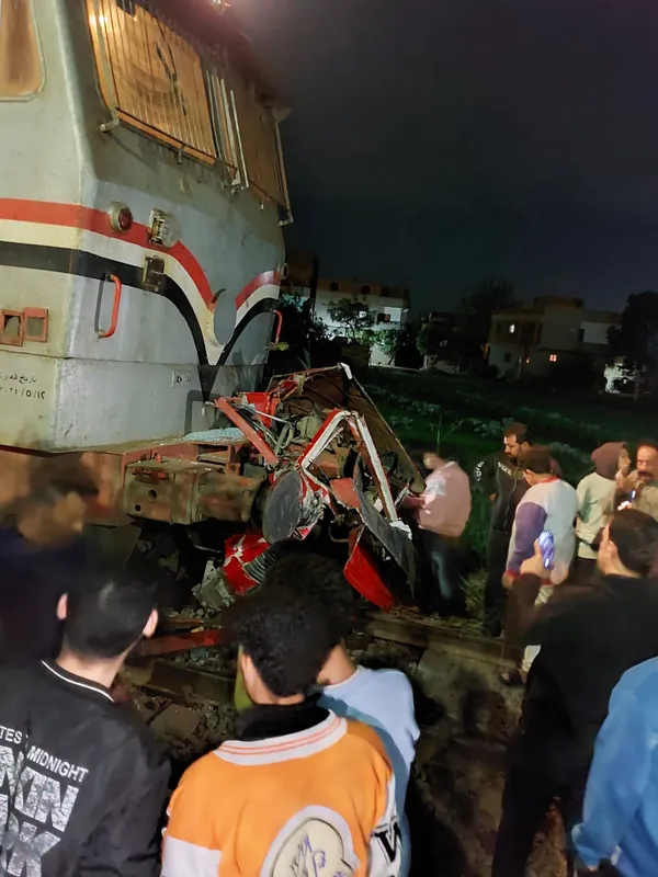 حادث قطار منوف بنها 