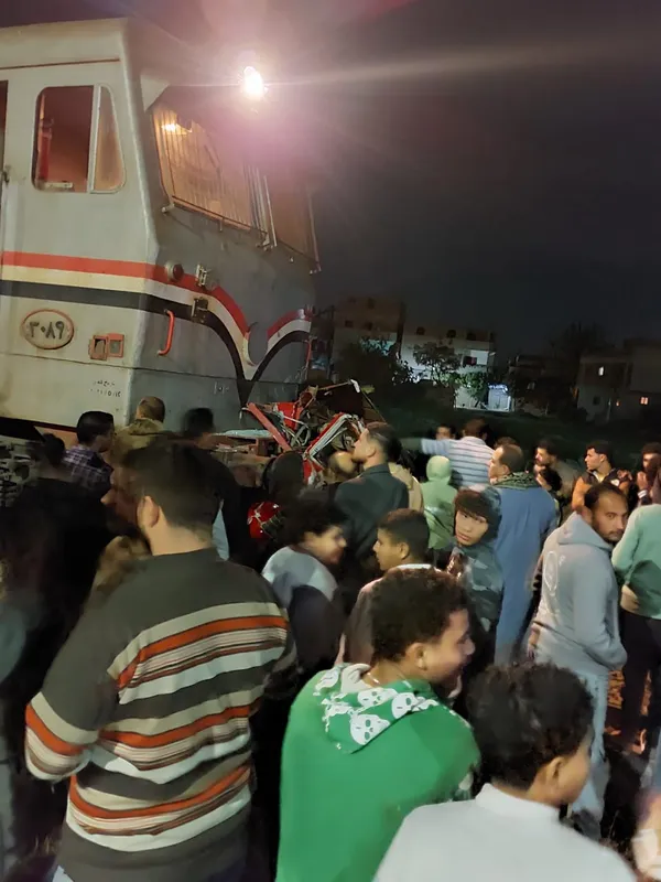 حادث قطار منوف بنها 