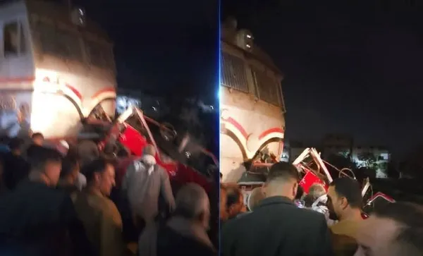 حادث قطار منوف بنها 
