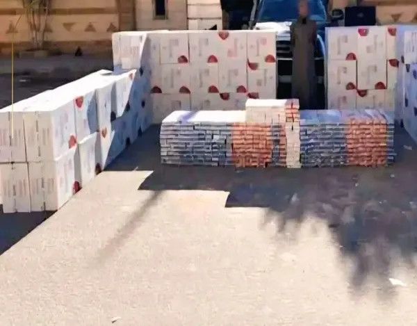 سجائر مهربة بمطروح