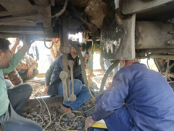 عودة حركة القطارات مره 