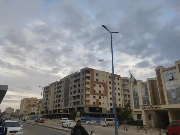 غيوم وسحب ممطرة بمطروح