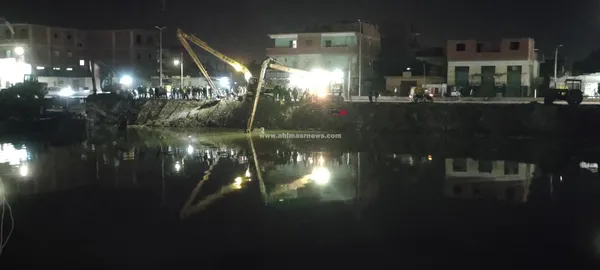 كراكه سقطت في ترعة الإسماعيلية 