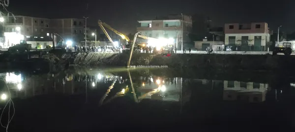 كراكه سقطت في ترعة الإسماعيلية 