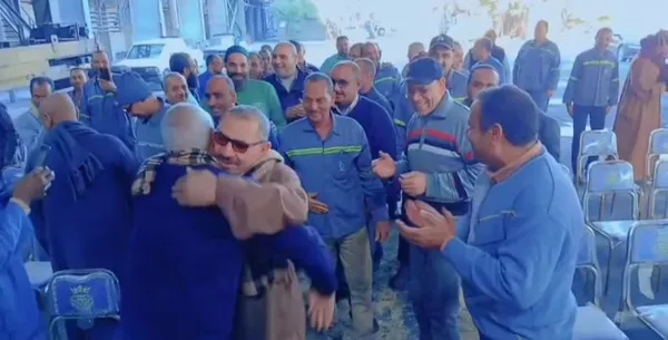 ممر شرفي لعامل بشركة مصر للألومنيوم 