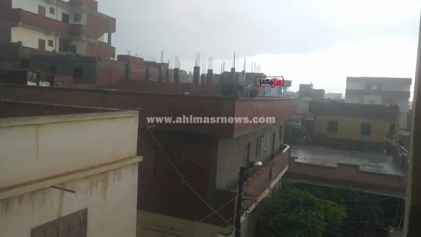 هطول أمطار غزيرة على كفر الشيخ 