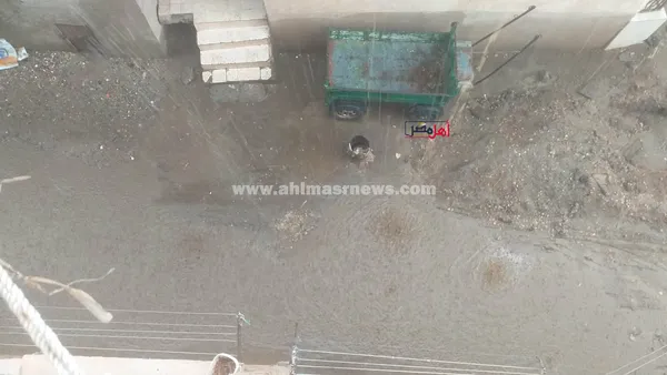 هطول أمطار غزيرة على كفر الشيخ 