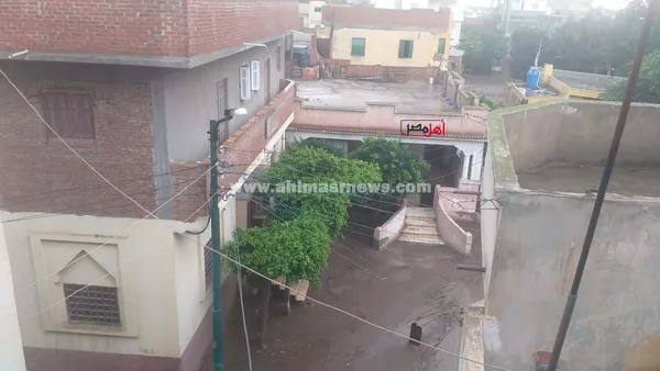 هطول أمطار غزيرة على كفر الشيخ 