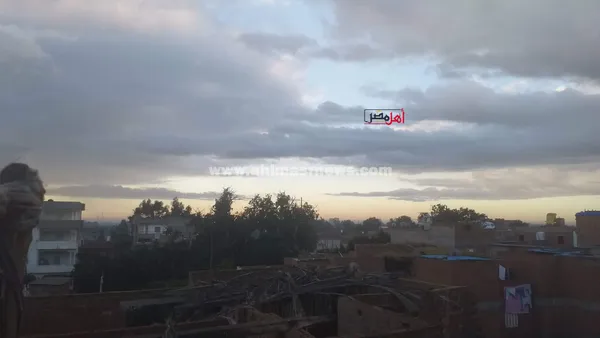 هطول أمطار متفاوتة على كفر الشيخ 