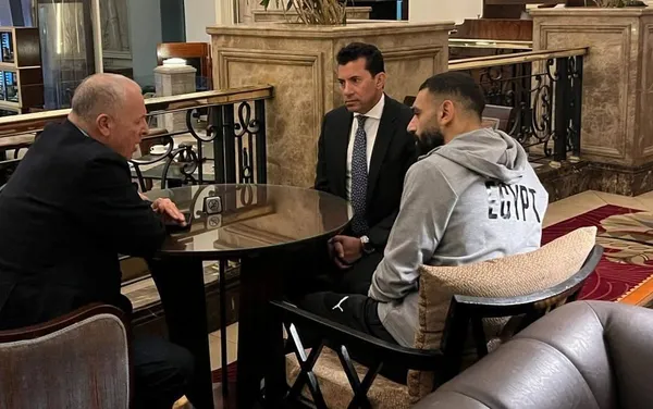 وزير الرياضة ومنتخب مصر