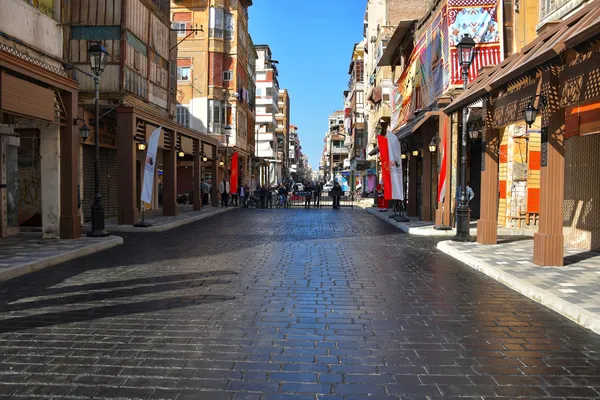 وزيرة التنمية المحلية ومحافظ بورسعيد يتفقدان نموذج تطوير أسواق الحميدي والتجاري بحضور وفد من برنامج 