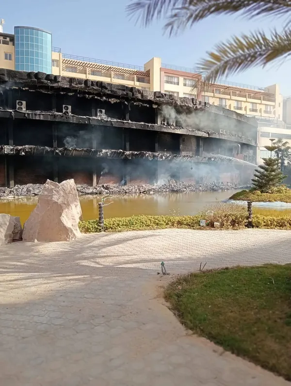 إخماد حريق بشالية ومتجر 