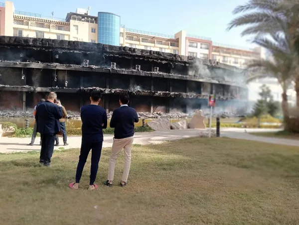 إخماد حريق بشالية ومتجر 