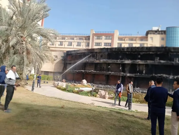 إخماد حريق بشالية ومتجر 